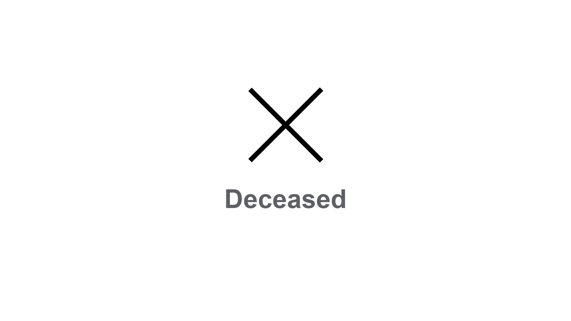 Deceased Symbol