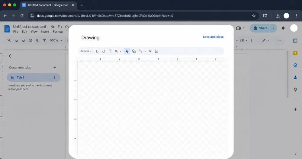 Google Docs Blank Canvas
