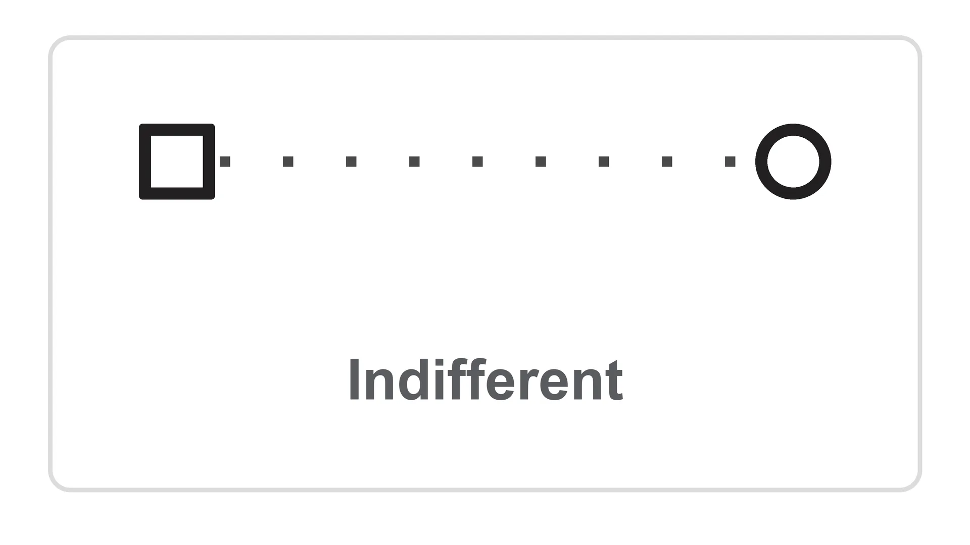 Indifferent Symbol